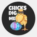 Search for chicks dig stickers Happy easter