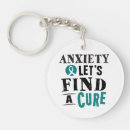 Search for mental health ribbon key rings Anxiety