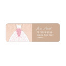 Search for pale pink return address labels Vintage