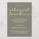 Search for rehearsal luncheon invitations Calligraphy