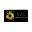 Search for yellow daisy return address labels Modern
