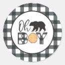Search for black bear stickers Buffalo plaid