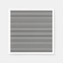 Search for black and white stripes napkins Trendy