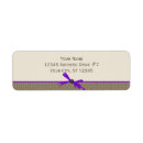 Search for burlap return address labels Simple