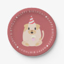 Search for dog paper plates Kawaii