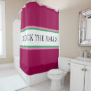 Search for pink christmas shower curtains White