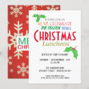 Search for luncheon christmas invitations Party