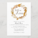 Search for foliage bridal shower invitations Wreath