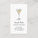 Search for mixologist business cards Martini