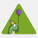 Search for small frog stickers Happy birthday