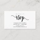 Search for rustic rsvp cards Black and white
