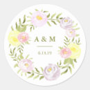 Search for yellow roses wedding stickers Floral