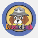 Search for detection dog stickers Detective