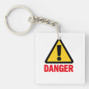Search for safety key rings Danger