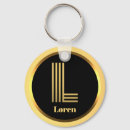 Search for letter l key rings Black
