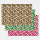 Search for pink paisley wrapping paper Gold