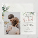 Search for eucalyptus and gold wedding invitations Rustic