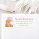 Search for birth announcement return address labels Watercolor