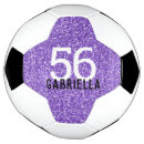 Search for purple soccer balls Glitter