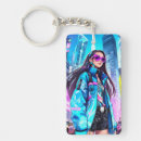 Search for cyberpunk key rings Futuristic