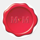 Search for red wax stickers Elegant