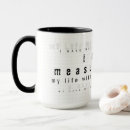 Search for and spoon mugs Typography