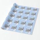 Search for train birthday wrapping paper Blue