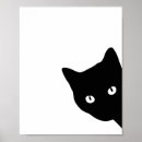 Search for cat silhouette posters Feline