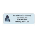 Search for butterfly wings return address labels Blue