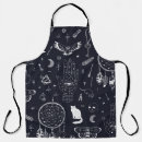 Search for vintage owl aprons Illustration