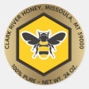 Search for golden bee stickers Beekeeper