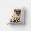 Search for funny pug cushions Animal