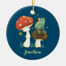 Search for cute frog christmas tree decorations Mushroom