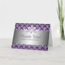 Search for fleur de lis thank you cards Purple