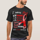 Search for hiv aids awareness tshirts Red