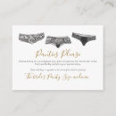Search for lingerie shower enclosure cards Panty party