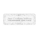 Search for damask wedding return address labels Modern