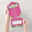 Search for fuchsia baby shower invitations Tropical