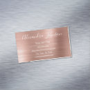 Search for rose gold business cards Girly