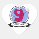 Search for number nine stickers Birthday