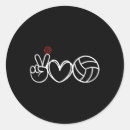 Search for love volleyball stickers Peace