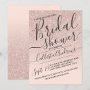 Search for faux gold bridal shower invitations Typography