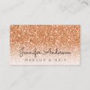 Search for fall business cards Glitter