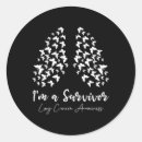 Search for lung cancer awareness stickers Butterfly