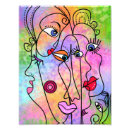 Search for abstract face painting posters Women