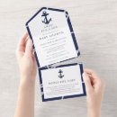 Search for all in one baby boy shower invitations Nautical