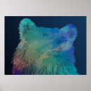 Search for abstract bear art Colourful