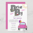 Search for car baby girl shower invitations Drive by