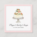 Search for pastry chef business cards Floral