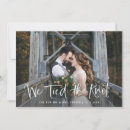 Search for reception wedding announcement cards Just married